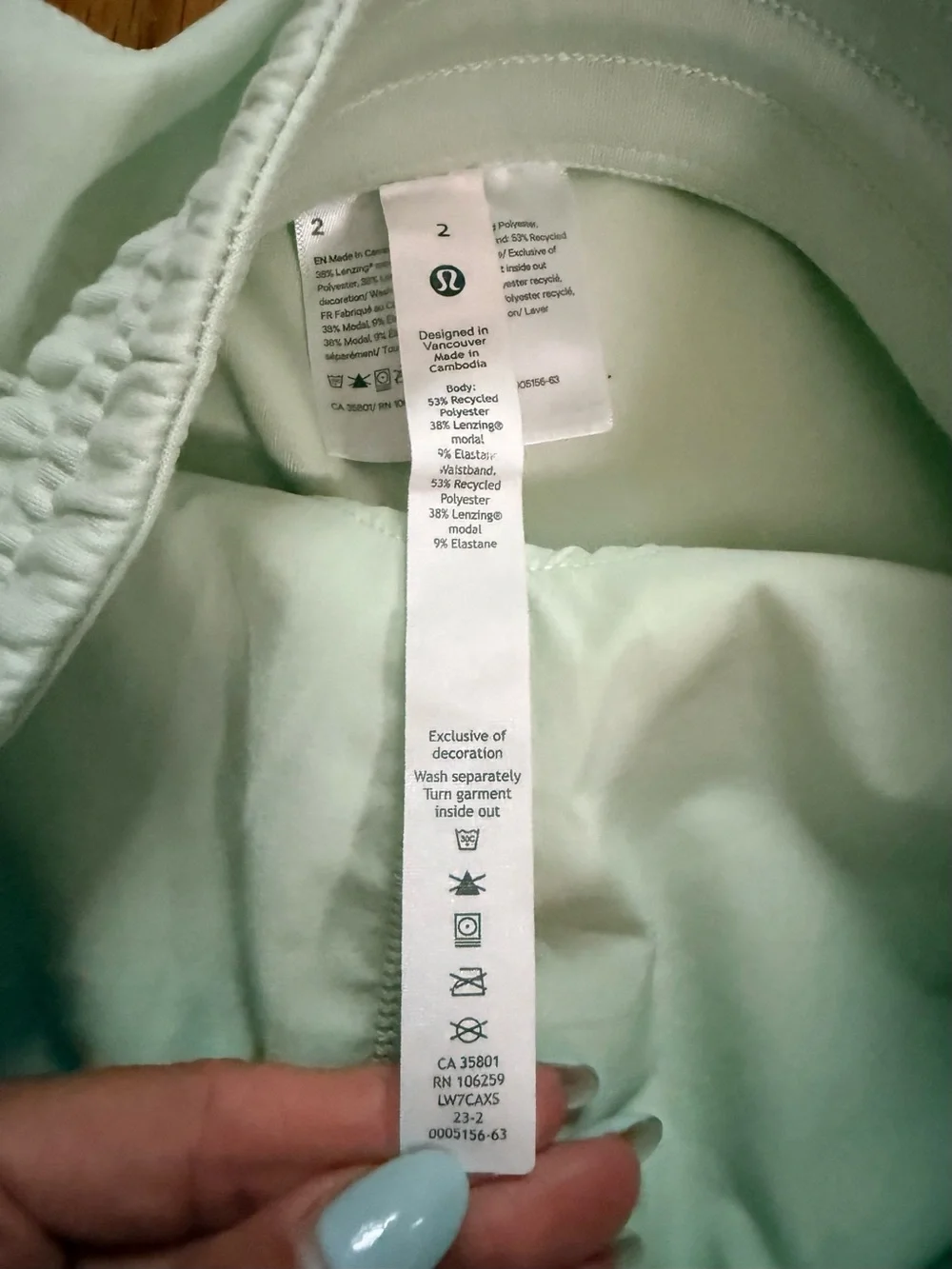 lululemon athletica light mint